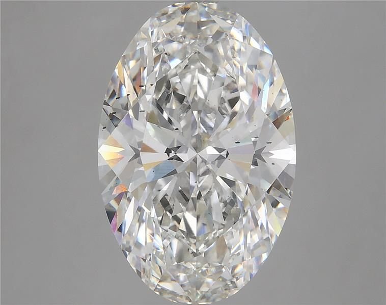 5.05ct H SI1 Rare Carat Ideal Cut Oval Lab Grown Diamond