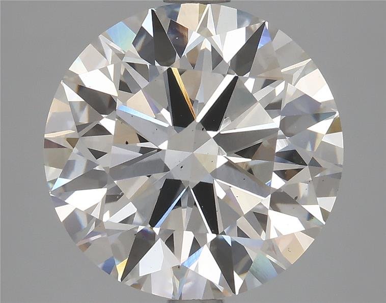 4.06ct H VS2 Rare Carat Ideal Cut Round Lab Grown Diamond