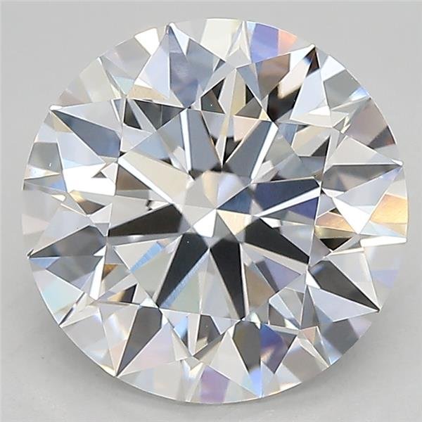 3.70ct D VS1 Rare Carat Ideal Cut Round Lab Grown Diamond