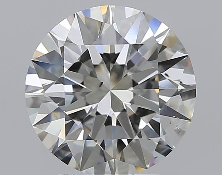 2.51ct K SI1 Rare Carat Ideal Cut Round Diamond