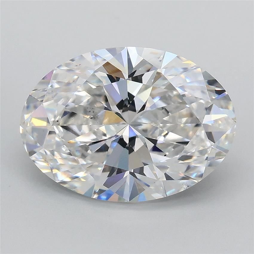 3.02ct E VS2 Rare Carat Ideal Cut Oval Lab Grown Diamond