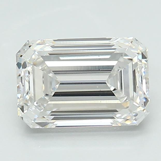 1.50ct E VS2 Excellent Cut Emerald Lab Grown Diamond