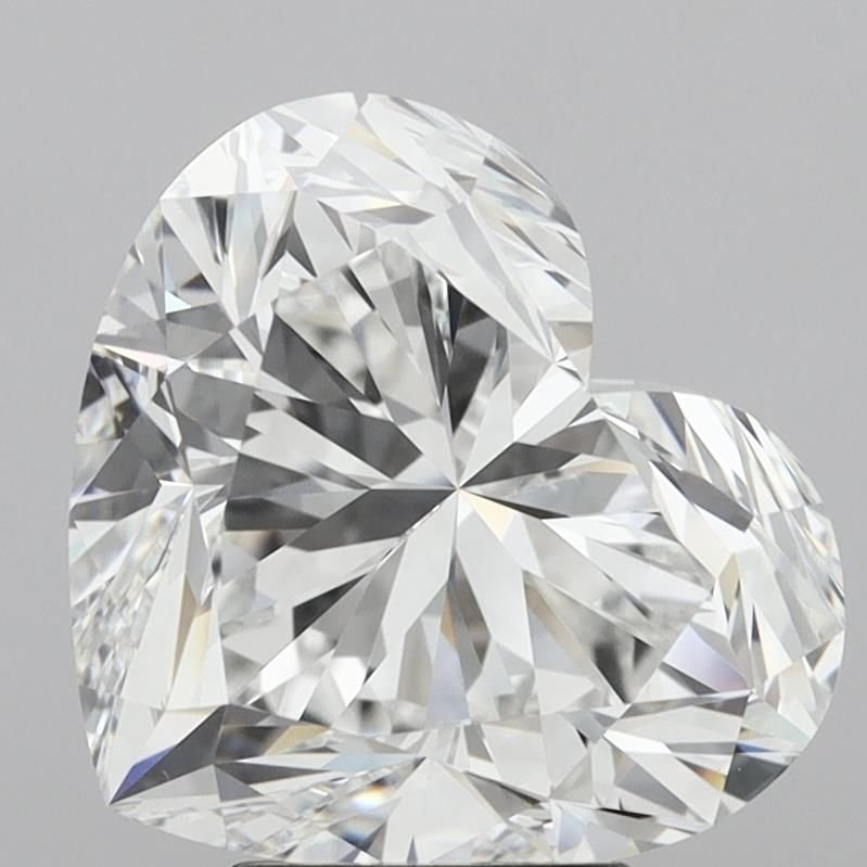 5.01ct G VS1 Rare Carat Ideal Cut Heart Diamond