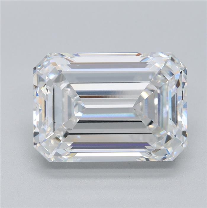 5.11ct E VS2 Rare Carat Ideal Cut Emerald Lab Grown Diamond