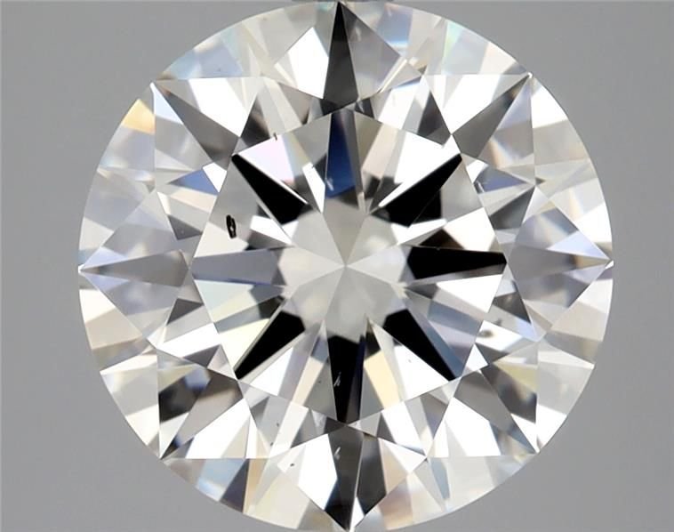 4.02ct I SI1 Rare Carat Ideal Cut Round Diamond