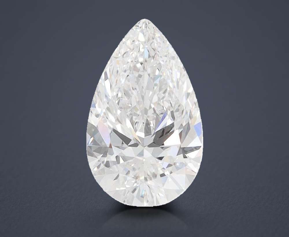 1.36 Carat Pear Lab Diamond
