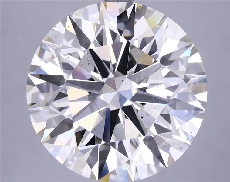 6.19ct I SI1 Rare Carat Ideal Cut Round Lab Grown Diamond