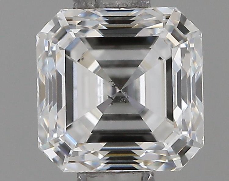 0.60ct F SI1 Very Good Cut Asscher Diamond