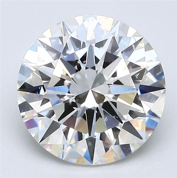 2.01ct I SI1 Rare Carat Ideal Cut Round Diamond