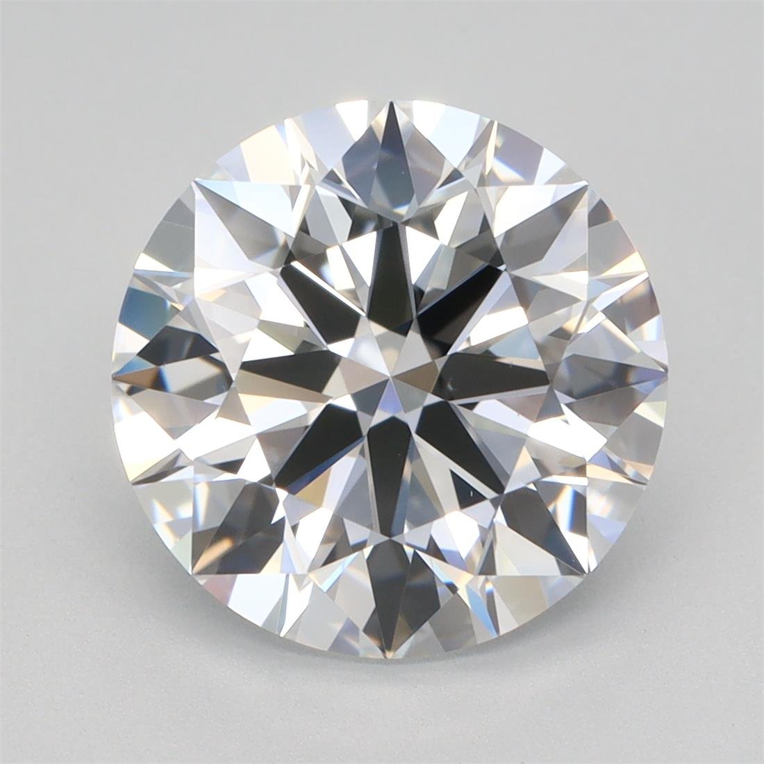 3.01ct D VS1 Rare Carat Ideal Cut Round Lab Grown Diamond