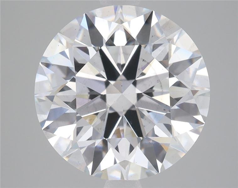 4.31ct F SI1 Rare Carat Ideal Cut Round Lab Grown Diamond