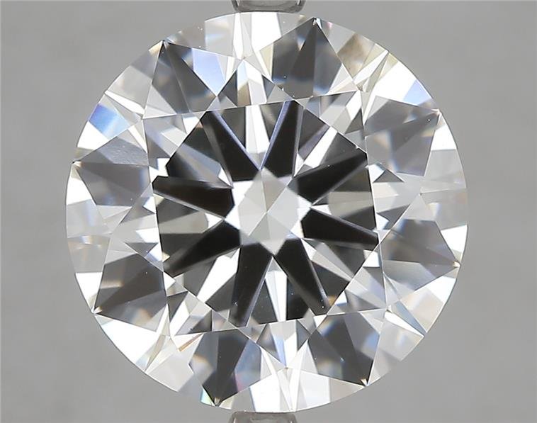 6.03ct F VS1 Rare Carat Ideal Cut Round Lab Grown Diamond