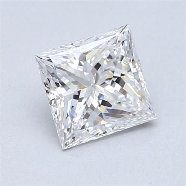 1.02ct D IF Very Good Cut Princess Diamond