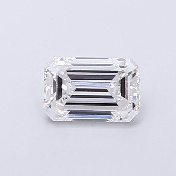 0.58ct D VVS2 Rare Carat Ideal Cut Emerald Lab Grown Diamond