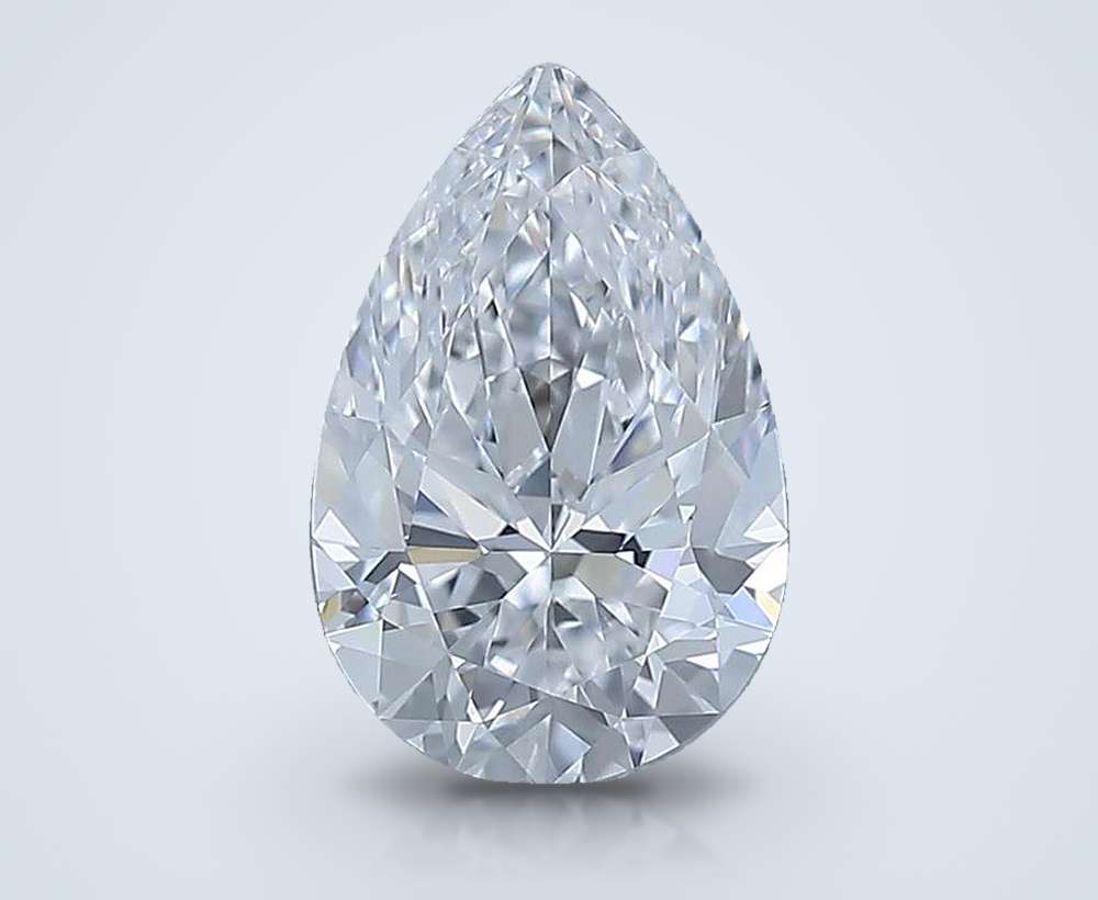 1.70 Carat Pear Natural Diamond
