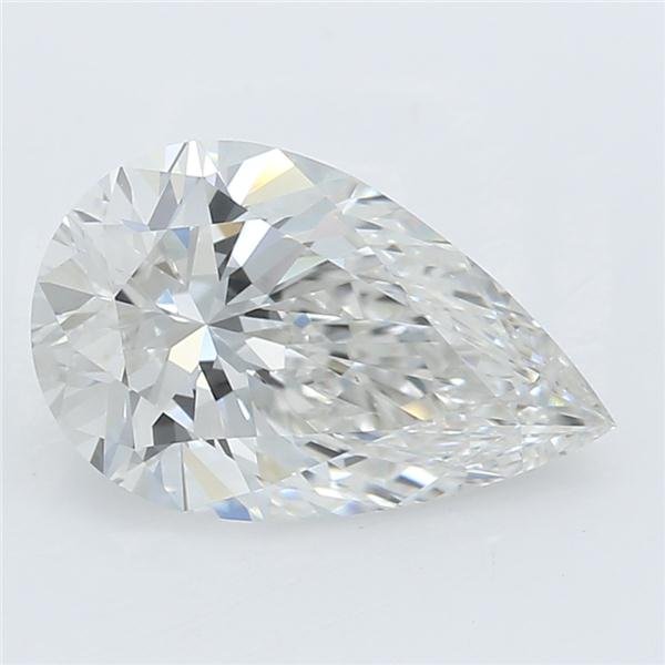 1.15ct F VS1 Rare Carat Ideal Cut Pear Lab Grown Diamond