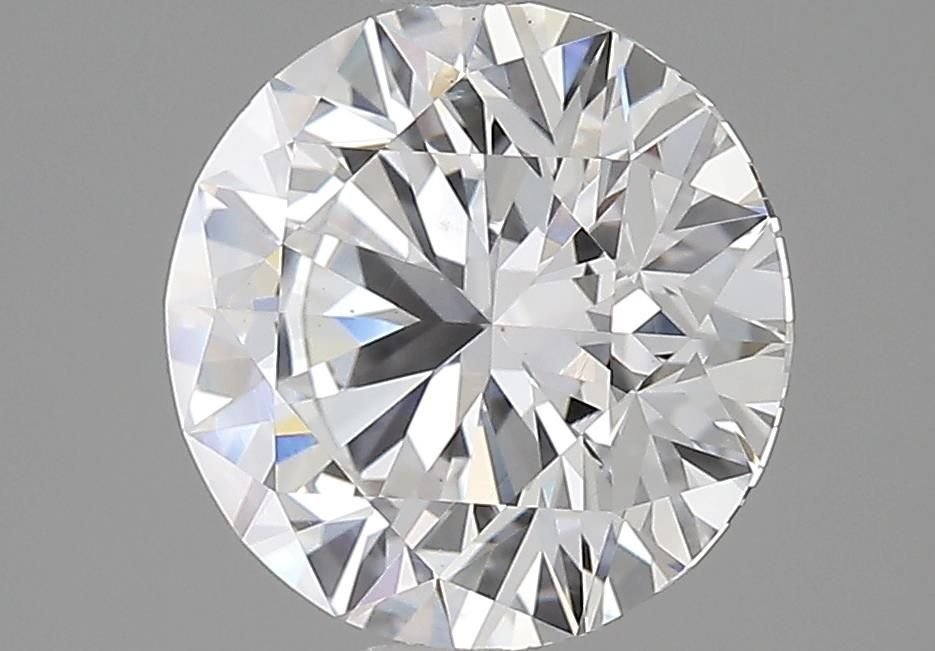 3.01ct D SI2 Rare Carat Ideal Cut Round Diamond