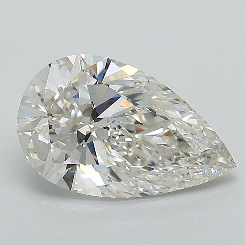 1.59ct G VVS2 Rare Carat Ideal Cut Pear Lab Grown Diamond