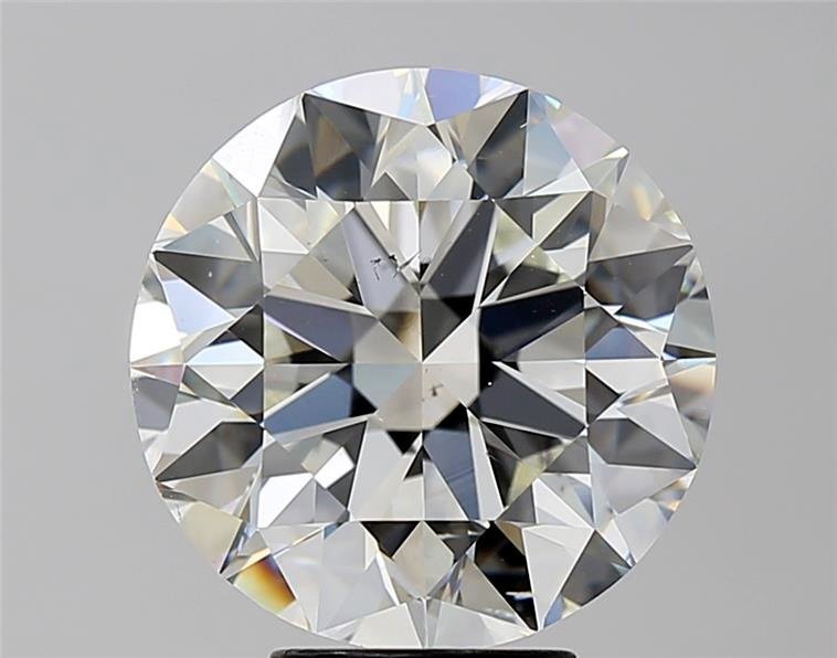 5.76ct I SI1 Rare Carat Ideal Cut Round Diamond