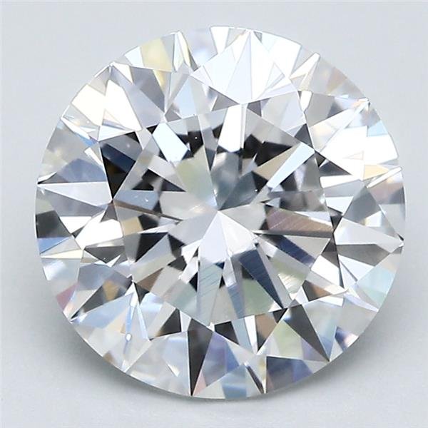 3.30ct D IF Rare Carat Ideal Cut Round Diamond