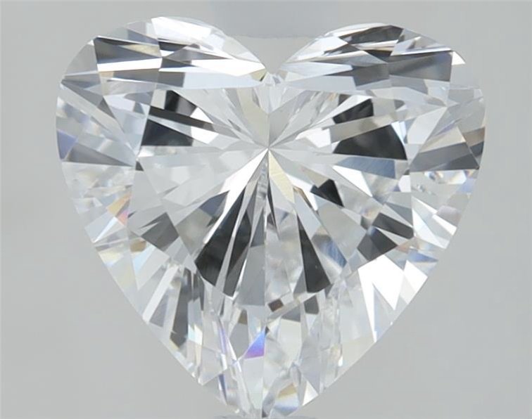 5.52ct F VS1 Rare Carat Ideal Cut Heart Lab Grown Diamond