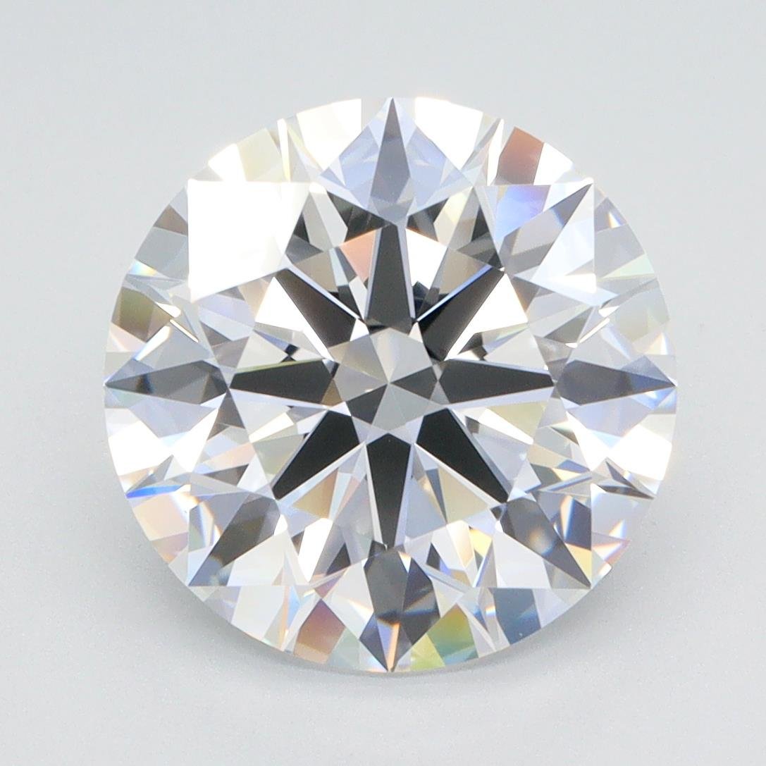 4.38ct D VVS1 Rare Carat Ideal Cut Round Lab Grown Diamond