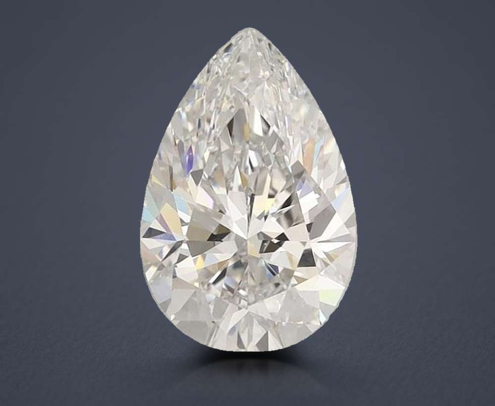 2.00 Carat Pear Lab Diamond