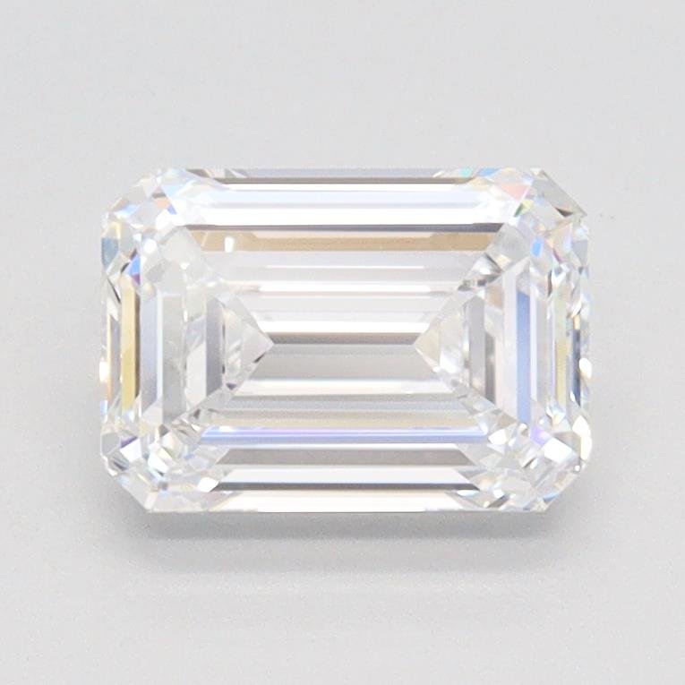 1.37ct E VVS1 Rare Carat Ideal Cut Emerald Lab Grown Diamond