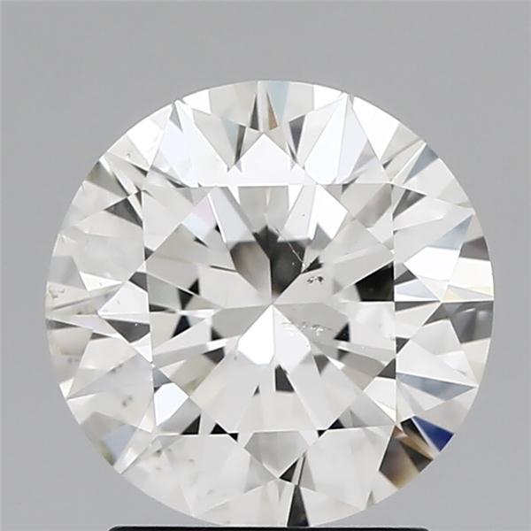 2.14ct J SI2 Rare Carat Ideal Cut Round Diamond