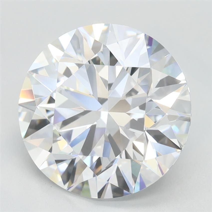 3.01ct D IF Rare Carat Ideal Cut Round Lab Grown Diamond