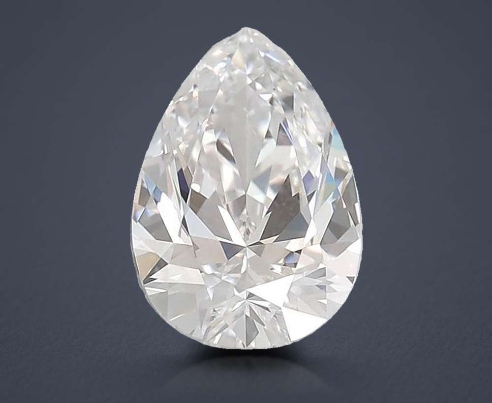1.65 Carat Pear Lab Diamond