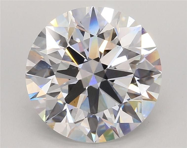 6.09 Carat Round Lab Diamond