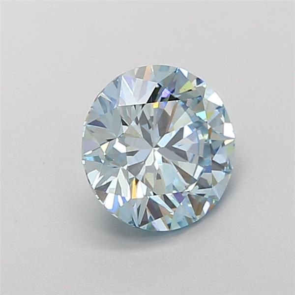 1.60 Ct. Fancy Blue Round Lab Diamond