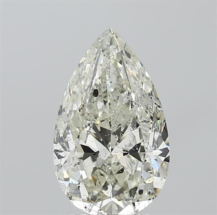 2.51ct J SI2 Rare Carat Ideal Cut Pear Diamond
