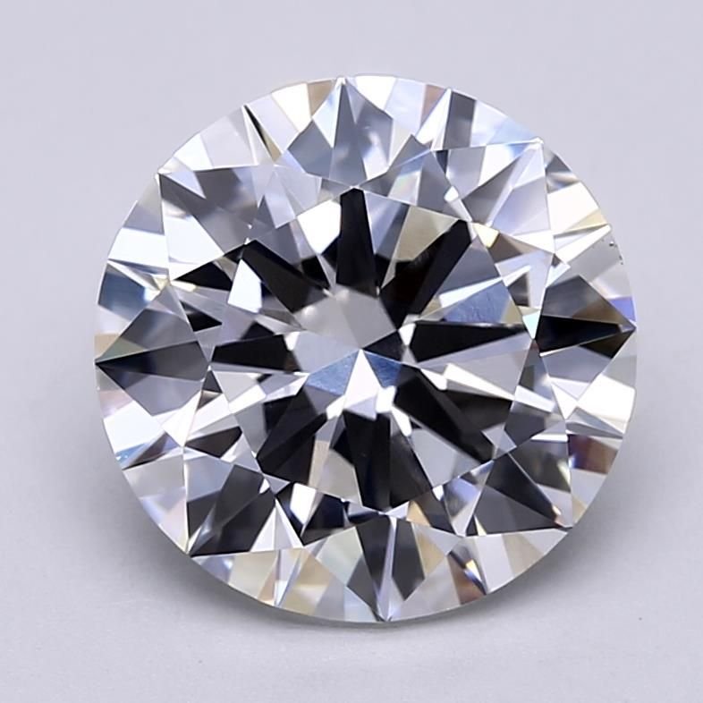 5.02ct E VVS2 Excellent Cut Round Lab Grown Diamond