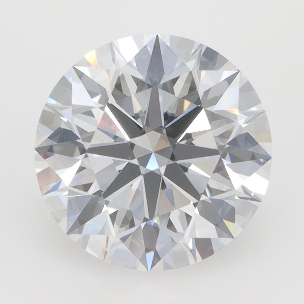 3.07ct D VVS2 Rare Carat Ideal Cut Round Lab Grown Diamond