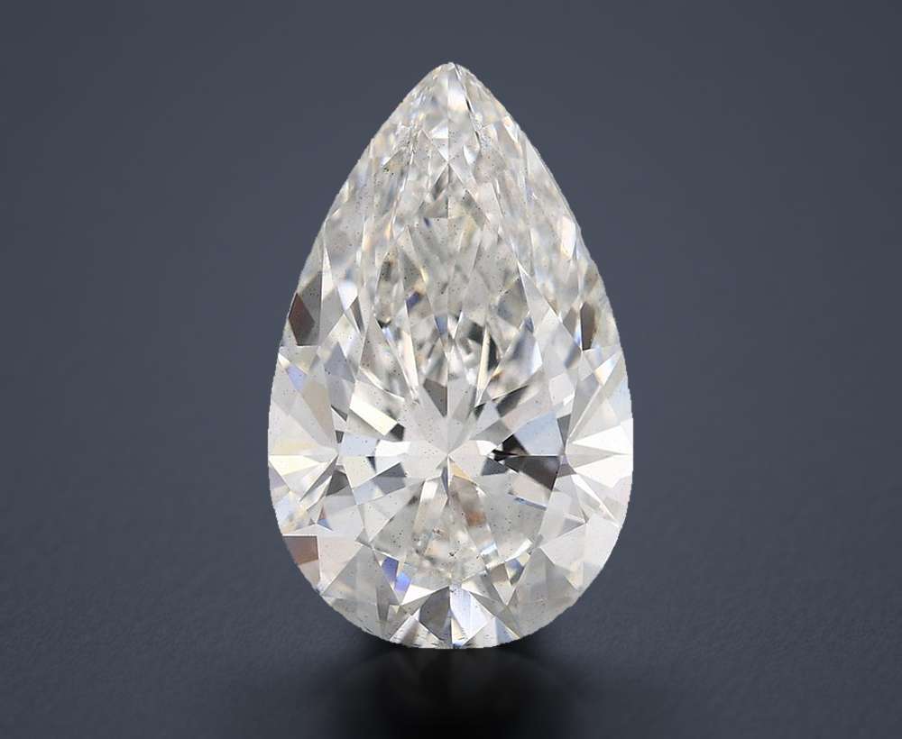 5.58 Carat Pear Lab Diamond