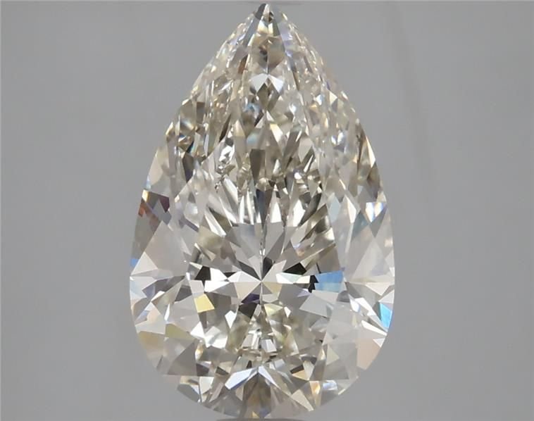 3.29ct I VVS2 Good Cut Pear Lab Grown Diamond