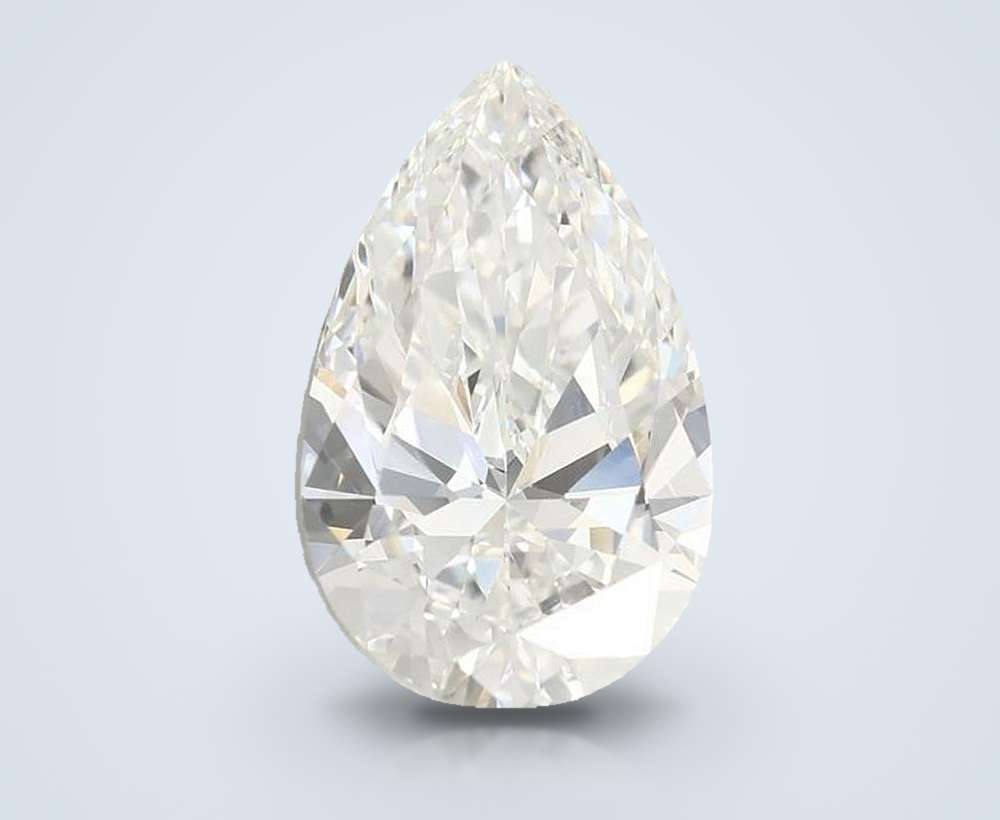 4.00 Carat Pear Lab Diamond