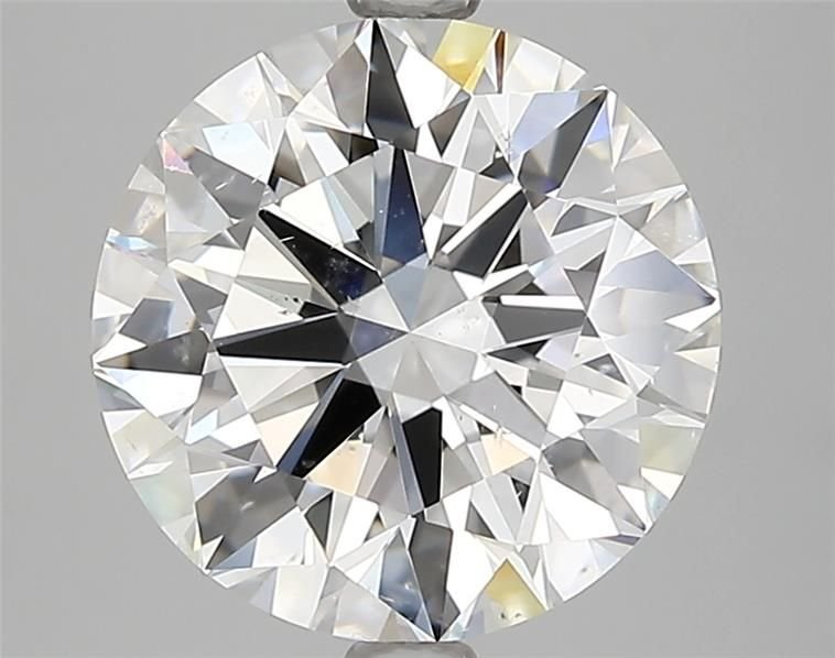 3.04ct E SI1 Rare Carat Ideal Cut Round Diamond