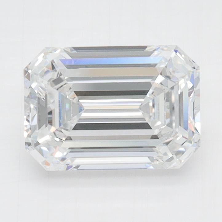 1.51ct D VVS2 Rare Carat Ideal Cut Emerald Lab Grown Diamond