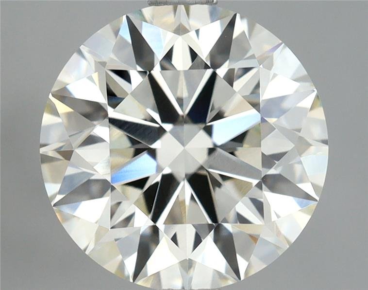 2.86ct J VVS2 Excellent Cut Round Lab Grown Diamond