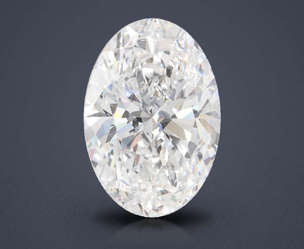 6.22 Carat Oval Lab Diamond