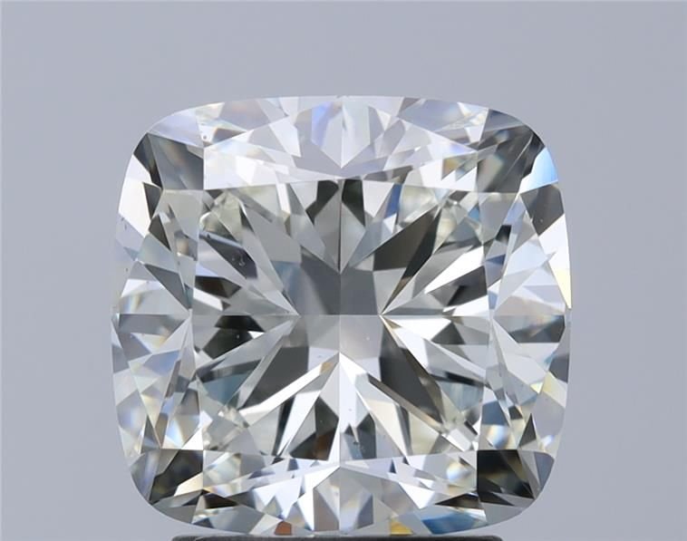 2.80ct K VS2 Rare Carat Ideal Cut Cushion Diamond