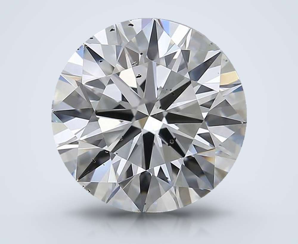 3.20 Carat Round Natural Diamond