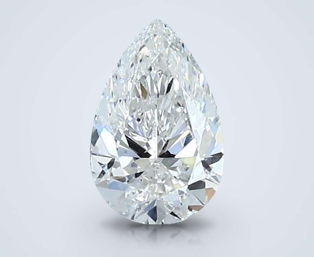 0.90 Carat Pear Natural Diamond