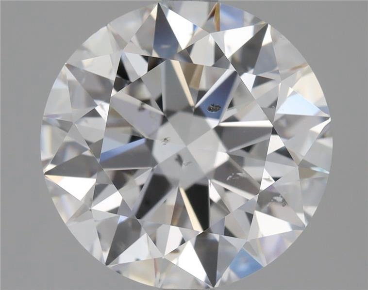 3.01ct E SI1 Rare Carat Ideal Cut Round Diamond