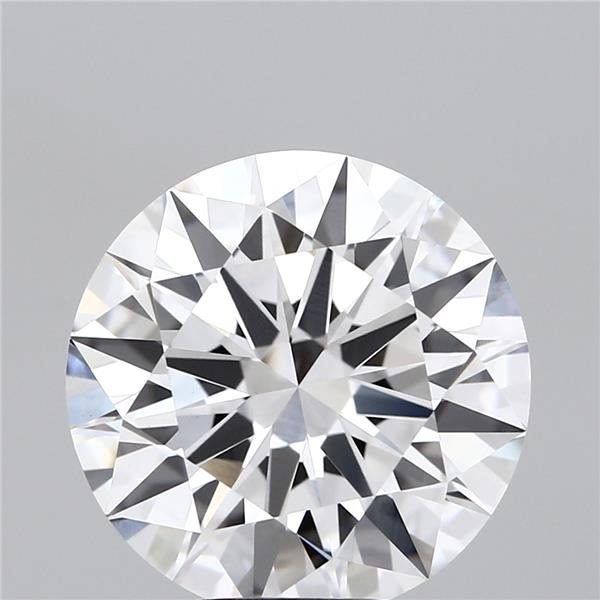 6.03ct D VVS2 Rare Carat Ideal Cut Round Lab Grown Diamond