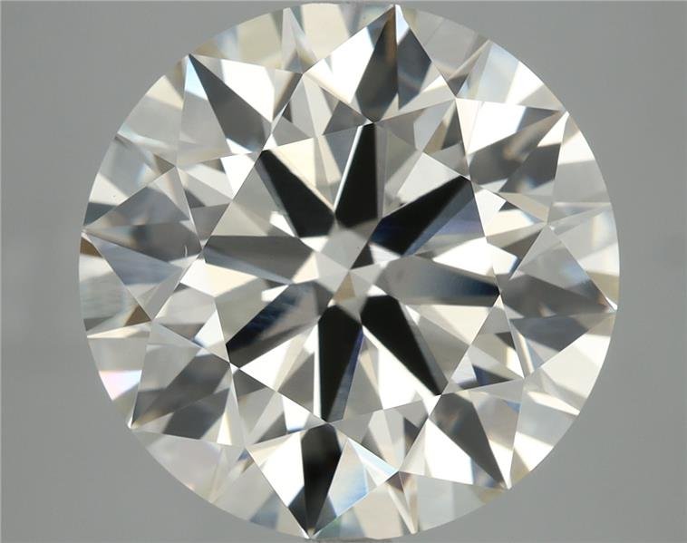 5.02ct J VS1 Rare Carat Ideal Cut Round Lab Grown Diamond