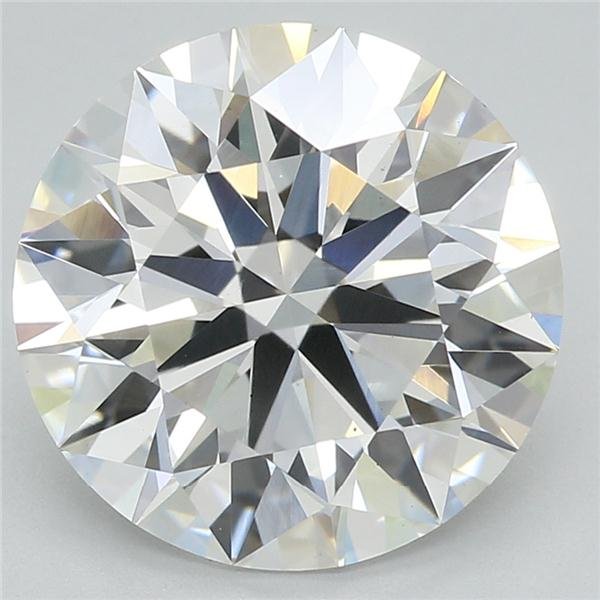 3.27ct H VS1 Rare Carat Ideal Cut Round Lab Grown Diamond